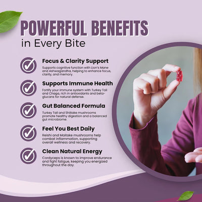 Neuro-Flow 10 Functional Mushroom Gummies
